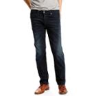 Men's Levi's&reg; 513&trade; Slim Straight Stretch Jeans, Size: 34x34, Dark Blue