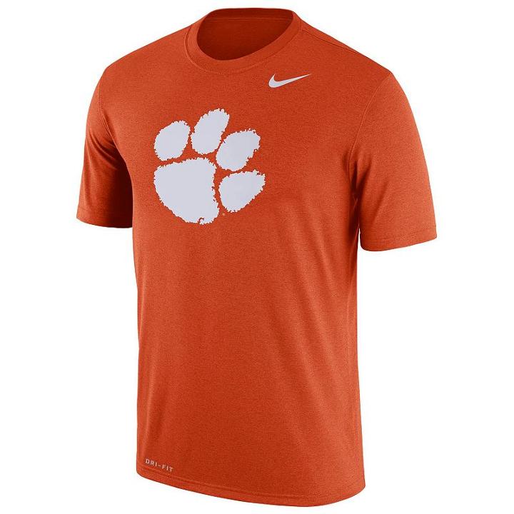 Men's Nike Clemson Tigers Legend Dri-fit Tee, Size: Large, Orange