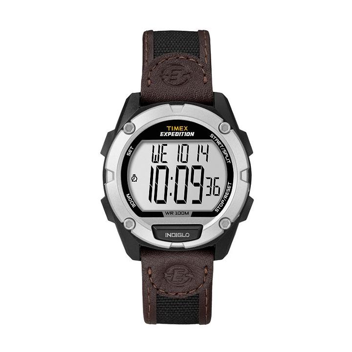 Timex Men's Expedition Full Core Digital Chronograph Watch - T49948, Size: Large, Black