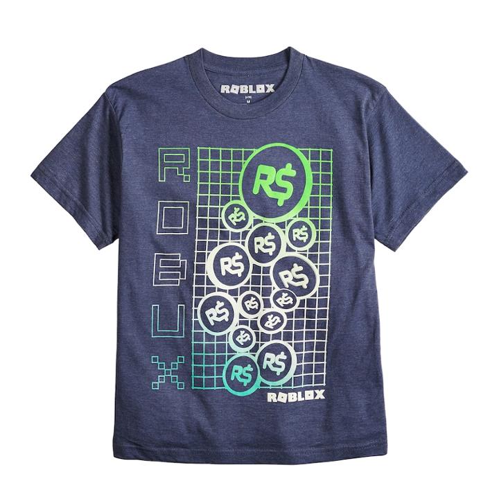 Boys 8-20 Roblox Insider Glow-in-the-dark Tee, Size: Medium, Blue (navy)