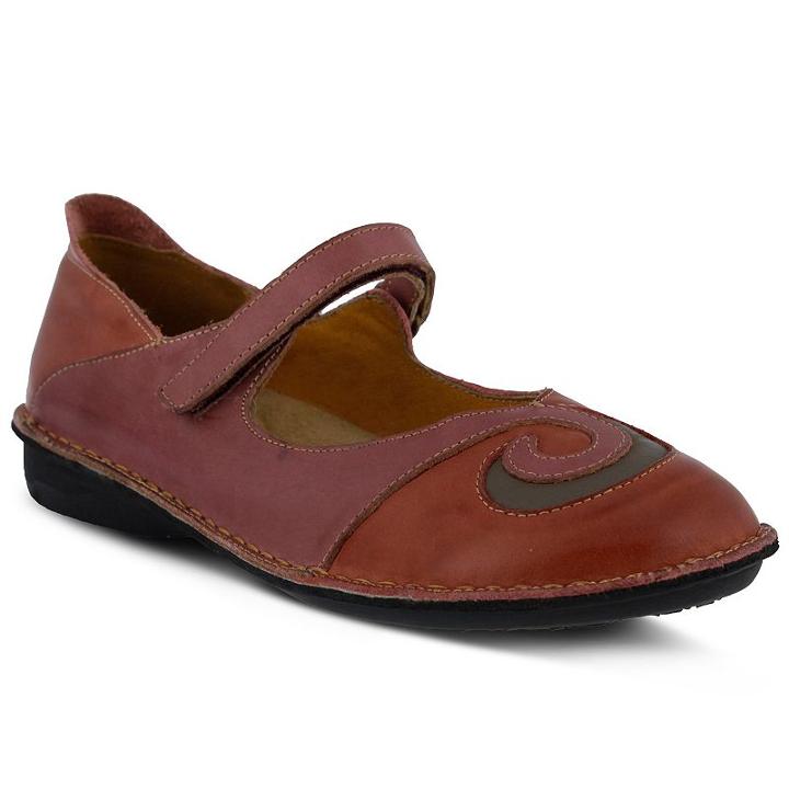 Spring Step Cosmic Women's Mary Jane Shoes, Size: 38, Red