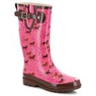 Western Chief Printed Women's Waterproof Rain Boots, Size: 10, Light Pink