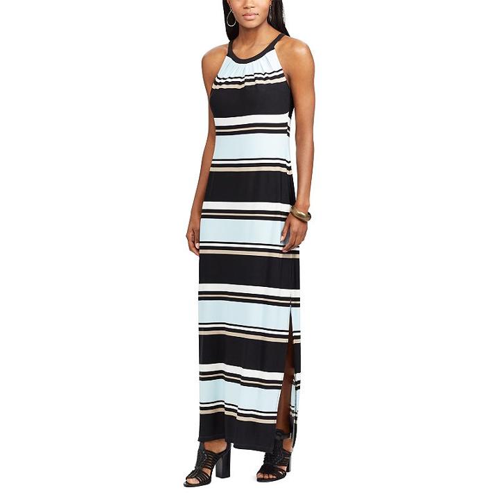 Women's Chaps Striped Maxi Dress, Size: Small, Ovrfl Oth
