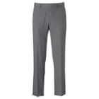 Men's Apt. 9&reg; Slim-fit Solid Flat-front Dress Pants, Size: 32x32, Grey Other