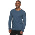 Men's Marc Anthony Essential Slim-fit Crewneck Sweater, Size: Medium, Dark Blue
