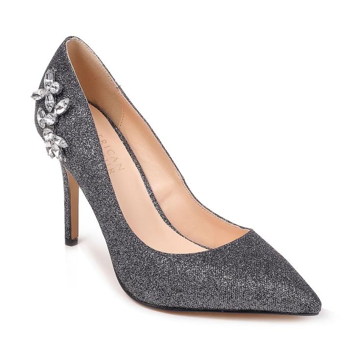 American Glamour Eden Women's High Heels, Size: 6, Grey