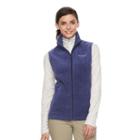 Women's Columbia Three Lakes Fleece Vest, Size: Medium, Med Blue