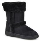 Journee Chuckie Girls' Boots, Size: 11, Black