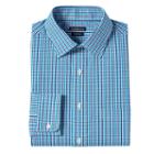Croft & Barrow, Men's &reg; Classic-fit Easy Care Solid Spread-collar Dress Shirt, Size: 14.5-32/33, Blue (navy)