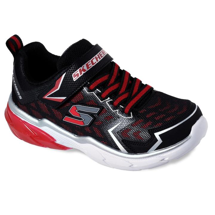 Skechers Thermoflux Nano Grid Boys' Sneakers, Size: 13, Red