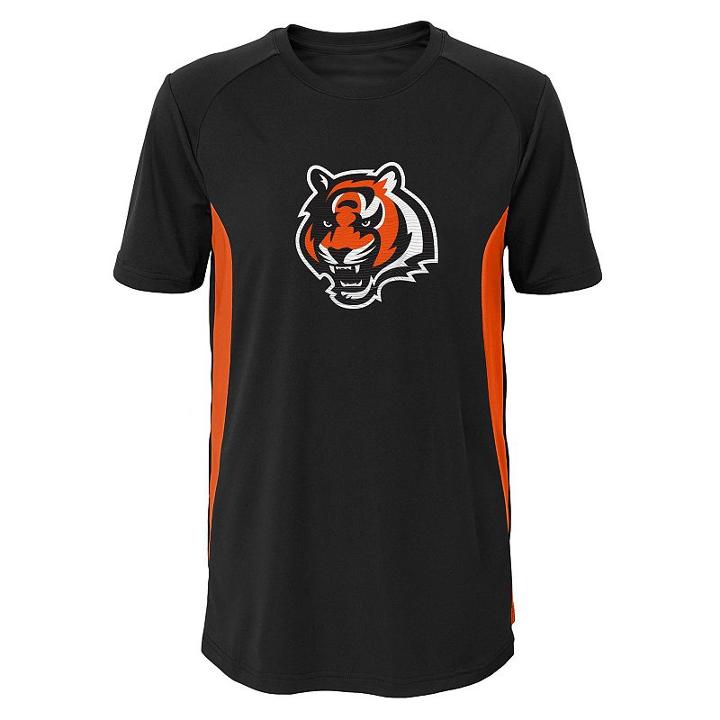 Boys 8-20 Cincinnati Bengals Logo Tee, Boy's, Size: L(14/16), Black