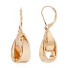 Dana Buchman Interlocked Nickel Free Drop Earrings, Women's, Gold