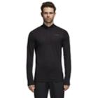 Men's Adidas Outdoor Terrex Tracerocker Climalite Half-zip Pullover, Size: Xxl, Black