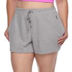 Plus Size Fila Sport&reg; Relaxed French Terry Shorts, Women's, Size: 2xl, Grey