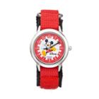 Disney's Mickey Mouse Boy's Time Teacher Watch, Red