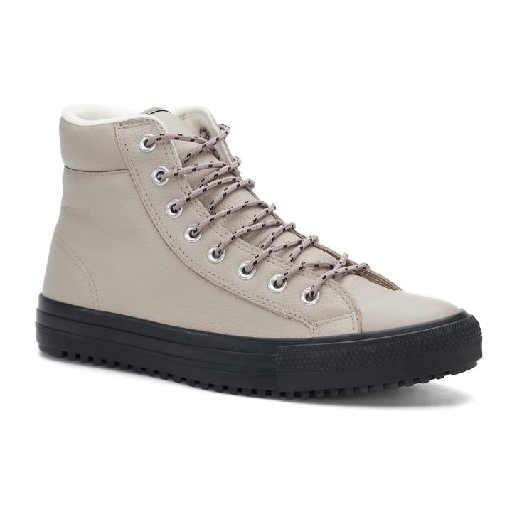 Adult Converse Chuck Taylor All Star Pc Leather High Top Sneaker Boots, Men's, Size: M7w9, Lt Brown