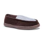 Muk Luks Men's Henry Loafer Slippers, Size: Large, Dark Brown