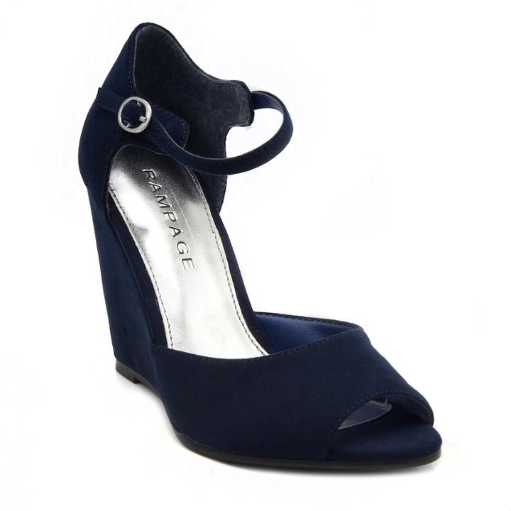 Rampage Corrine Women's Dress Wedges, Size: Medium (7.5), Blue