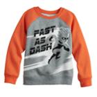 Disney / Pixar The Incredibles Boys 4-12 Fast As Dash Raglan Softest Fleece Pullover Sweatshirt By Jumping Beans&reg;, Size: 4, Med Grey