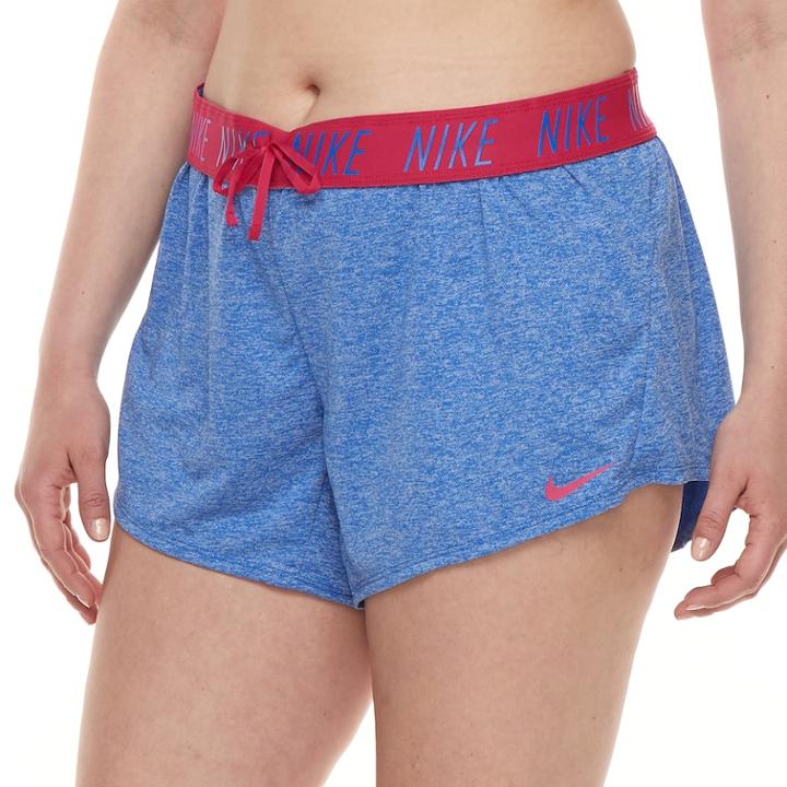 Plus Size Nike Flex Training Shorts, Women's, Size: 1xl, Blue