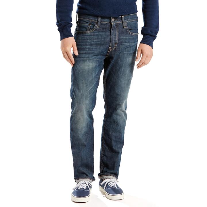 Big & Tall Levi's&reg; 502&trade; Regular Taper-fit Stretch Jeans, Men's, Size: 46x30, Dark Blue