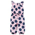 Baby Girl Carter's Polka-dot Jumpsuit, Size: Newborn, Pink