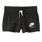 Girls 7-16 Nike Vintage Nep Shorts, Girl's, Size: Xl, Grey (charcoal)