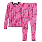 Girls 4-12 Jojo Siwa Bow Top & Bottoms Set By Cuddl Duds, Size: Medium, Light Pink