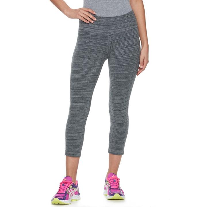 Women's Tek Gear&reg; Basic Capris, Size: Xs, Dark Grey