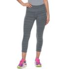Women's Tek Gear&reg; Basic Capris, Size: Xs, Dark Grey