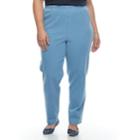 Plus Size Croft & Barrow&reg; Pull-on Tapered-leg Jeans, Women's, Size: 3 - Regular, Blue