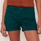 Women's Lc Lauren Conrad Cuffed Jean Shorts, Size: 10, Blue (navy)