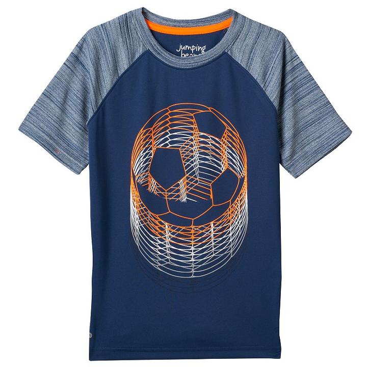 Boys 4-10 Jumping Beans&reg; Space-dyed Raglan Athletic Tee, Boy's, Size: 6, Blue