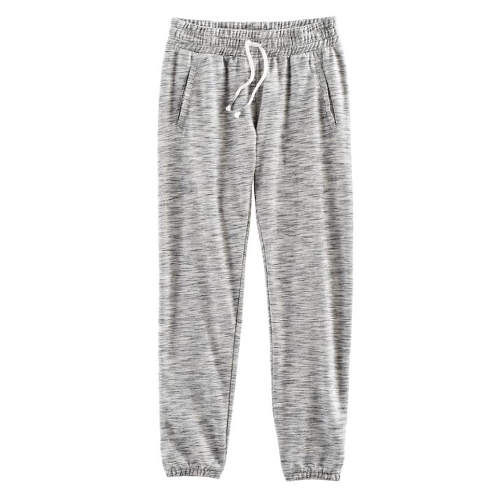 Girls Plus Size So&reg; Cinched Cuff Sweatpants, Size: 12 1/2, Light Grey