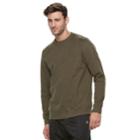 Men's Tek Gear&reg; Crewneck Ultra Soft Fleece, Size: Xl, Dark Brown