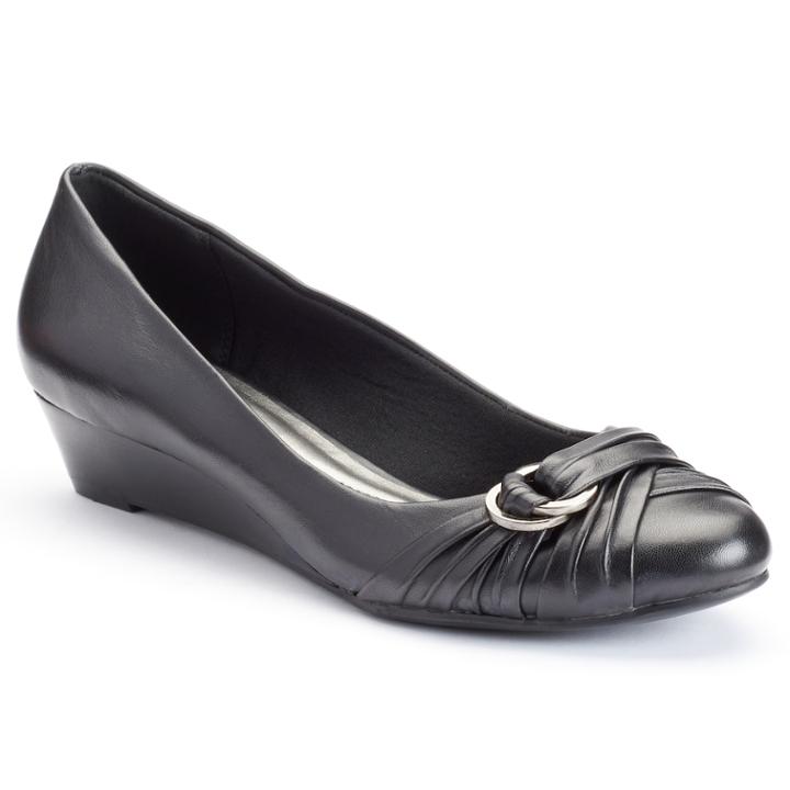 Andrew Geller Wilmot Women's Wedges, Size: 6, Black