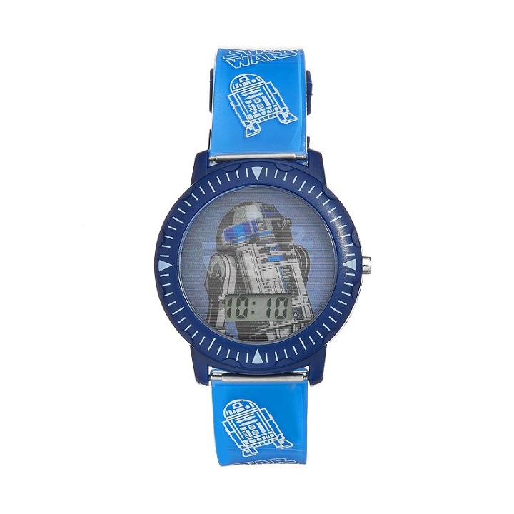 Star Wars Boys' R2d2 Digital Watch, Blue