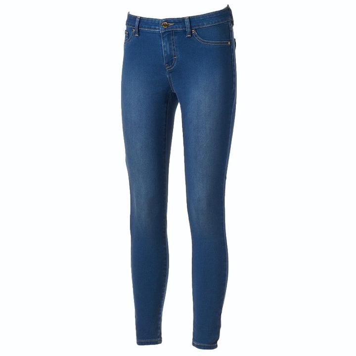Women's Jennifer Lopez Super Skinny Jeans, Size: 16 Avg/reg, Dark Blue