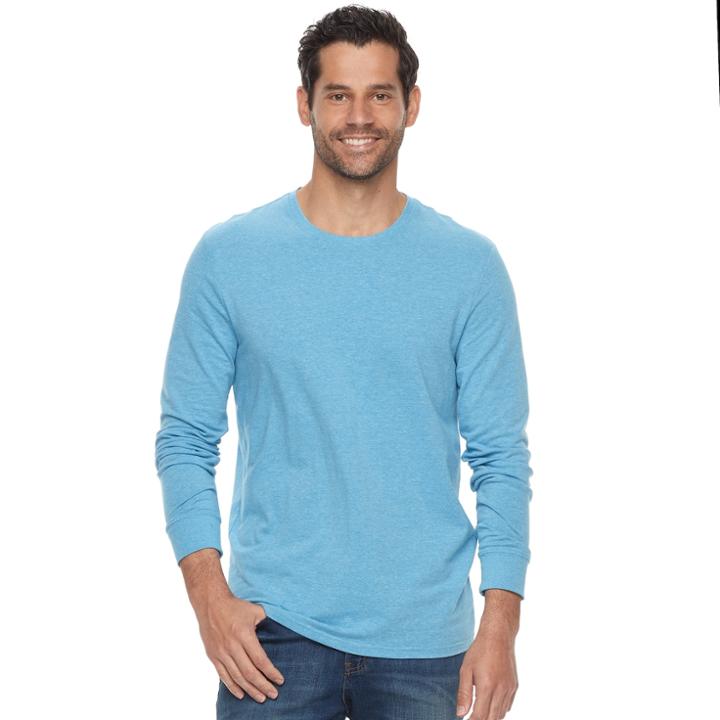 Men's Sonoma Goods For Life&trade; Modern-fit Flexwear Tee, Size: Large, Med Blue