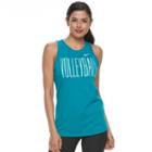 Women's Nike Dry Training Volleyball Graphic Tank, Size: Xs, Blue Other