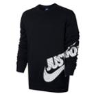 Men's Nike Logo Sweatshirt, Size: Large, Grey (charcoal)