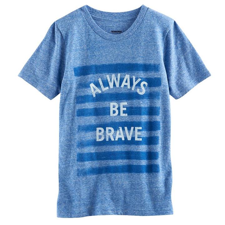 Boys 4-16 Kohl's Cares&reg; Sonoma Goods For Life&trade; Communitees Graphic Tee, Size: Small, Blue