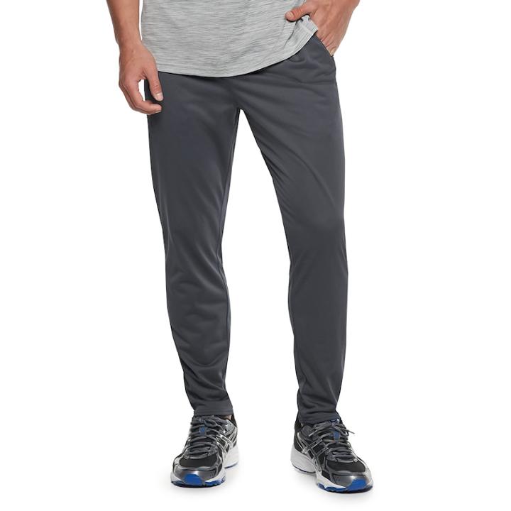 Men's Tek Gear&reg; Tapered Tricot Pants, Size: Large, Med Blue