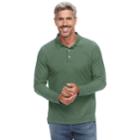 Men's Croft & Barrow&reg; Classic-fit Easy-care Pique Polo, Size: Xxl, Dark Green