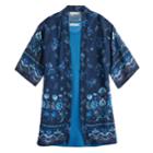 Girls 7-16 & Plus Size Knitworks Sleeveless Dress & Graphic Print Kimono, Size: 16, Med Blue