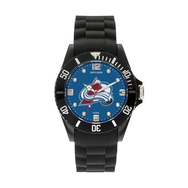Sparo Men's Spirit Colorado Avalanche Watch, Black