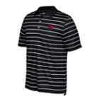 Men's Adidas Indiana Hoosiers Textured Golf Polo, Size: Small, Black