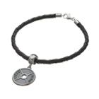 Insignia Collection Sterling Silver Weight Plate Charm Bracelet, Women's, Size: 7.5, Grey