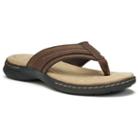 Croft & Barrow&reg; Men's Ortholite Flip-flop Sandals, Size: Medium (12), Brown