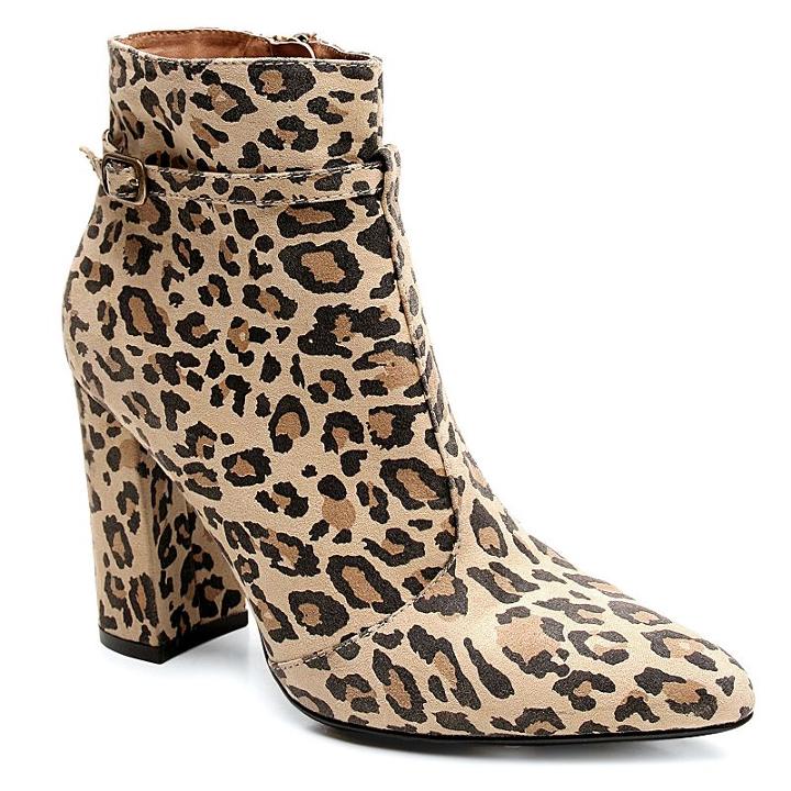 2 Lips Too Too Elsa Women's Heeled Ankle Booties, Girl's, Size: 8.5, Brown